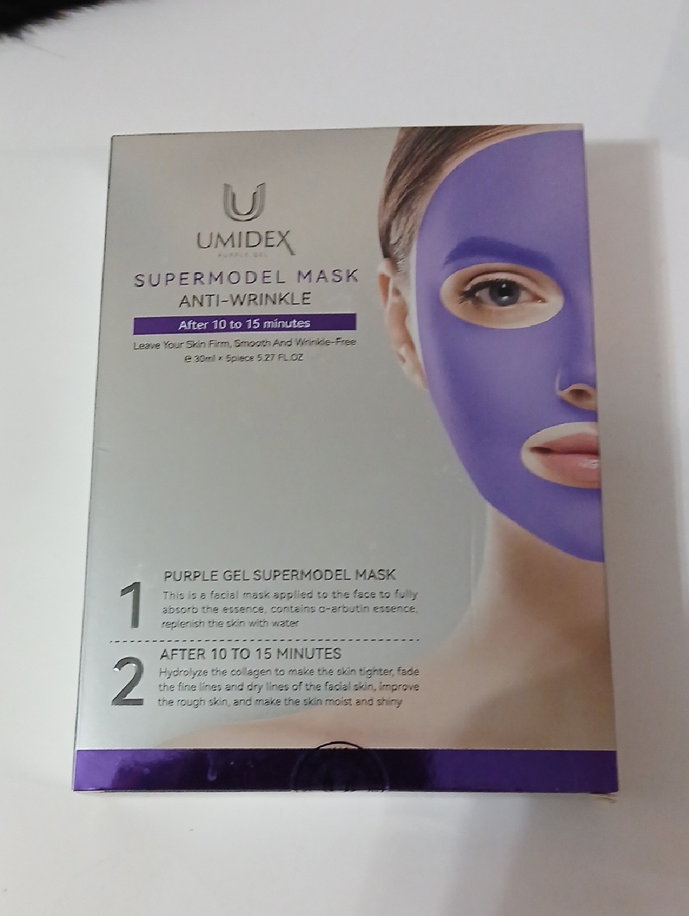 Umidex Purple Gel Supermodel Anti-Wrinkle Mask - Set Of 5